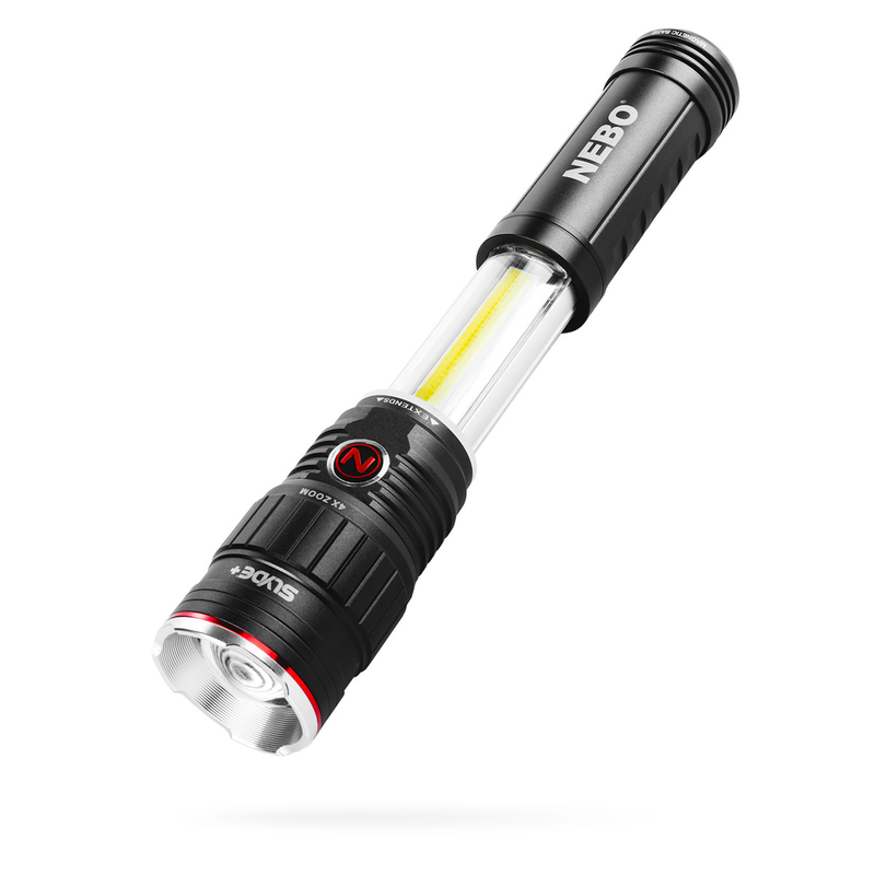 NEBO SLYDE+ (2ND GEN) 2-in-1 Sliding 400 Lumen LED Flashlight and Work Light