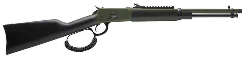 Rossi Lever R92 16″ .357 Mag MOSSY GREEN, LARGE LOOP, THREADED MUZZLE