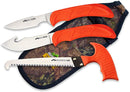 Outdoor Edge Wild Guide, 4-Piece Hunting Knife/Saw Combo Set